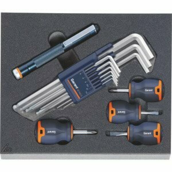 Garant Screwdriver and workshop accessories set in Heavy Duty Foam, 14 Pc 954844 14